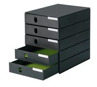 styro 8000-90 Schubladenbox styroval PRO schwarz DIN C4 mit 5 Schubladen