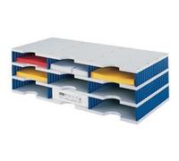 styro styro module de base styrodoc trio 9 compartiments noir/gris noir Gris G