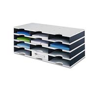 styro Module de rangement Trio à 12 compartiments 723 x 331 x 293 mm Gris/noir
