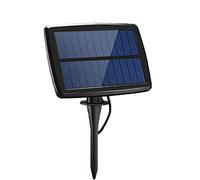 SUAVER Panneau solaire 5,5 V - Chargeur solaire pour spot extérieur - IP65 - Batterie rechargeable - 3,7 V 2000 mA