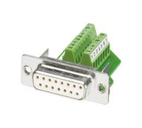 SUB-D femelle 15 pôles Phoenix Contact 1688094 180 ° raccord à vis 1 pc(s)