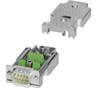 SUB-D mâle Nombre de pôles: 9 Phoenix Contact SUBCON-PLUS-M/AX 9 2904467 180 ° raccord à vis 1 pc(s)