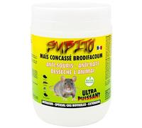 SUBITO - Appât concassé spécial Rats et Souris - Formule Ultra Attractive pour Usage intérieur/extérieur - Efficacité Rapide en Quelques Jours - Sachet refermable - 150 g Rouge