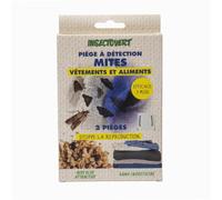 SUBITO - Piège Mites Alimentaires/vestimentaires - Action Longue durée sans Odeur - Convient placards et Cuisines - Lot de 2 pièces - Taille Unique Blanc
