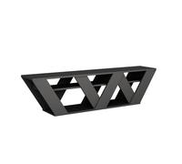 SUBLEEM Meuble télé RAVIO Anthracite Anthracite Moderne Rangements Fonctionnel
