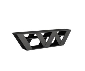 SUBLEEM Meuble télé RAVIO Anthracite Anthracite Moderne Rangements Fonctionnel