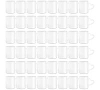 SUBLOVER 11 oz Ensemble de 48 Blanc tasses à sublimation, Céramique Personnalisé Mugs et Tasses à café pour Cadeau Collègue Idée Cadeau Original