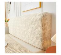 SUBLXPoten Housse Tete De Lit Housse de tête lit en Jacquard à Motif tissé, Housse Chevet Couleur Unie, élastique Tout Compris for la décoration Chambre(Color10,W150xH60cm)