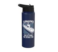 Submariner Citation Hello From The Other Tide U-Boat Submarine Stainless Steel Insulated Water Bottle
