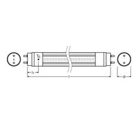 SUBSTITUUBE ENTRY AC EM 20W 840 TUBE FLUORESCENT 4058075818019
