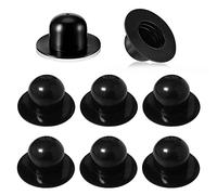 SUBTAVIK Lot de 6 Bouchons de Piscine, Bouchons muraux de Rechange pour Piscine, Filtre, Filtre, Filtre, Filtre, Trou, Bouchon Compatible avec Intex et Bestway (Noir, Court)