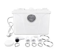 SUBTLETY 700 W Système de levage pour eaux usées avec filtre à charbon et lames en acier inoxydable Pompe à eau 180 l/min Filtre à charbon actif intégré Petit système de levage pour WC, douche,