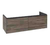 Villeroy & Boch armoire sous lavabo Subway 3.0, 2 tiroirs, chêne pierre, sans LED