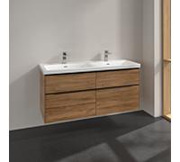 Villeroy und Boch Subway 3. 1930 C56801RH 127,2x56,6x47,8cm, sans LED / poignée Volcano noir, chêne kansas