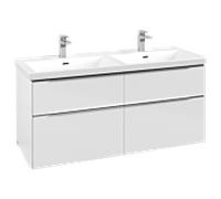 Villeroy und Boch Subway 3. 1930 C568L0VE 127,2x56,6x47,8cm, avec LED / poignée aluminium brillant, blanc brillant