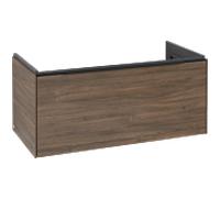 Villeroy und Boch Subway 3. 1930 C569L1VH 97,3x42,9x47,8cm, avec LED / poignée Volcano noir, chêne arizona