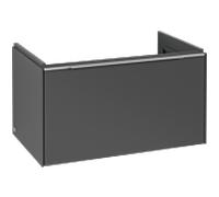 Villeroy und Boch Subway 3. 1930 C57300VR 77,2x42,9x47,8cm, sans LED / poignée aluminium brillant, graphite