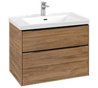 Villeroy und Boch Subway 3. 1930 C57401RH 77,2x57,6x47,8cm, sans LED / poignée Volcano noir, chêne kansas
