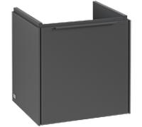 Villeroy und Boch Subway 3. 1930 C58102VR 42,3x42,9x37,75cm, charnière gauche / poignée monochrome, graphite