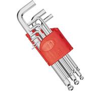 Subzonal-9 Pièces 1.5-10mm llen Sphérique, Coudées 6 Pans Métriques Et Pouces Avec Etui Portative, Clef Allen Clé À Laine Pour Retirer Et Installer Voiture, Meuble, Appareil Électroménager, Arge