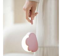 Subzonal-Abs Veilleuse Enfant Rechargeable Lampe De Nuit Nuage Nomade Pour Allaitement Lampe Chevet Chambre Bébé Cadeau Naissance Fille, Rose