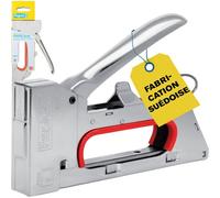 Subzonal-Agrafeuse Pro R153 Pour Agrafes N°53 De 4-8 Mm, Agrafeuse Pour Tissus Avec Poignée Ergonomique, 100% Acier, Recharge Facile, Fabriqué En Suède - Emballage Fsc (5001665)