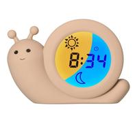 Subzonal-Bc110be Simon - Réveilleur - Réveil Éducatif Pour Enfants - Veilleuse - Apprendre À Dormir Et Se Réveiller Avec Un Réveil Led Pour Enfants - Escargot, Taupe