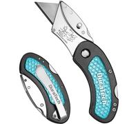 Subzonal-Cutter Professionnel, Cutter Pliant À Changement Rapide De Lame, Couteau Utilitaire De Poche Design En Forme D¿?Uf, Facile À Transporter, Idéal Pour Carton, Cuir, Pvc Et Papier