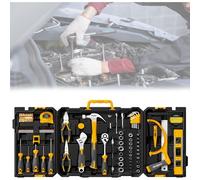 Subzonal-Ensemble D'outils De Réparation À Domicile 124 Pièces, Ensemble D'outils De Mécanique De Garage Avec Étui De Rangement En Plastique, Pince À Boîtier Métrique Et En Pouces