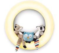 Subzonal-Fay Rex And Otis Veilleuse Murale Rechargeable Pour Bébé Avec Animaux En Peluche Lampe Murale Led Multicolore Pour Enfants Avec Détecteur De Mouvement Rechargeable Arrêt Automatique