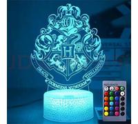 Subzonal-Ha-Rry Veilleuse 3d Illusion Led, Ha-Rry Lampe, Anime 3d Led Nachtlicht, Veilleuse Tridimensionnelle À Sept Couleurs, À Réglage Progressif, Cadeau Pour Vos Enfants