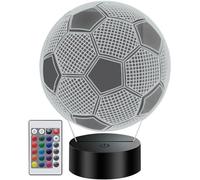 Subzonal-Lampe De Football Pour Enfants, Veilleuse Illusion 3d, 16 Couleurs, Télécommande, Pour Les Garçons,
