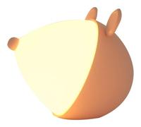Subzonal-Lampe En Forme De Souris, Veilleuse Pour Bébé Avec Capteur Tactile Rechargeable Et Changement De Couleur Pour Chambre D'enfant Rose