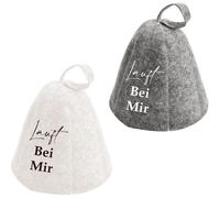 Subzonal-Lot De 2 Chapeaux De Sauna En Feutre, Idéal Pour Homme Et Femme, Bonnet De Sauna, Paire D'accessoires De Sauna, Bonnet De Sauna, Bonnet De Sauna, Bonnet De Sauna, Bonnet De Sauna, Bonnet De