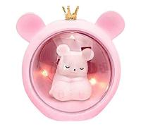Subzonal-Mignonne Souris Garderiela Veilleuse Comme Étoile Toddler Batterie De La Lampe Cadeau D'anniversaire Motorisé Costume Pour Enfants, Filles Et Mamans Rose