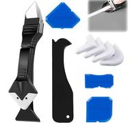 Subzonal-Outils De L'enlève Joint 3 En 1,Enlever Joint Silicone Kit De Lisseur De Silicone Grattoir À Coulis,Enlève Joint Silicone Avec Lisseur De Joints, Buses D'étanchéité Pour Cuisine, Salle De Ba