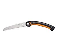 SUBZONAL-Plus Scie Pliaple, pour Troncs et Branches épais, 3 positions de Coupe, Lame Power Tooth tranchante, Denture grossière, Longueur de la lame : 21 cm, Noir/Orange, SW69, 1067553