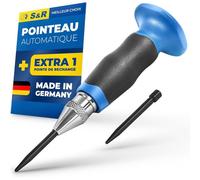 Subzonal-Pointeau Poinçon Central Automatique À Frapper Acier/Métal/Bois 60-130 N - Made In Germany. Avec Pointe De Rechange