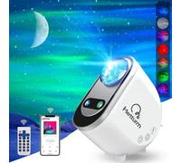 Subzonal-Projecteur Ciel Etoile, Projecteur Galaxie Veilleuse Pour Enfants Avec Haut-Parleur Bluetooth, Lampe Projecteur Led Etoile Pour Décoration Chambre, Cadeau, Vraie Lune