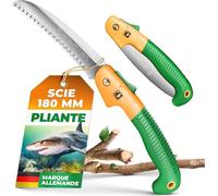SUBZONAL-Scie Pliante 180mm. Scie d'élagage avec Lame Japonaise. Scie a main a bois Égoine. Outils de Jardinage Professionnel pour Jardin, Bushcraft et Coupe de Branches