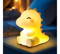 Subzonal-Veilleuse Dinosaure Enfant, Silicone Veilleuse Bébé À Intensité Réglable En 3 Niveaux,4 Bruits De Fond Blancs, Batterie Longue Durée, Rechargeablelumière Toddlers, Cadeau Garçons & Déco Cham