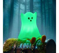 Subzonal-Veilleuse Enfant Fantôme, Lampe Pour Bébé, Fantôme Veilleuse Pour Enfants, Lampe Bébé En Silicone 7 Couleurs, Rechargeable Via Usb, Surface Douce Au Toucher