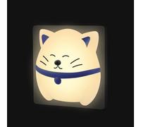 Subzonal-Veilleuse Enfant Prise Électrique Avec Capteur Crépusculaire, Lampe De Nuit Pour Bébé Allaitement, Lampe Chevet Chat Murale Pour Chambre De Enfant, Applique Escaliers, Cadeau Naissance Fille