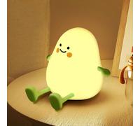 Subzonal-Veilleuse Enfants,Veilleuse Bébé Lampe De Nuit Dimmable Lampe Enfants En Silicone,Usb Rechargeable,Tactile&interrupteur Et Minuterie Pour Chambre,Cadeaux D'anniversaire Et De Noël