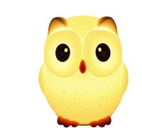Subzonal-Veilleuse, Lampe En Silicone, Veilleuse Pour Chambre D'enfant, Veilleuse En Forme De Chouette, Batterie Rechargeable, Matériau En Silicone Souple, Portable, Plusieurs Couleurs, Intensité Var