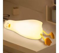 Subzonal-Veilleuse Led En Forme De Canard En Silicone Avec Fonction Support De Téléphone, Veilleuse Rechargeable Pour Enfants, Veilleuse Portable Avec Fonction Minuterie Pour Filles Et Garçons, Cadea