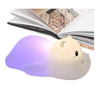 Subzonal-Veilleuse Pour Chambre D'enfant, Veilleuse En Silicone Led Hippo Light Lampe En Silicone Mignonne - Lampe Tactile Rechargeable En Forme D'animal, Veilleuse Pour Tout-Petits, Garçons Et