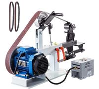 SucceBuy 1.5KW meuleuse à bande 2x82 pouces vitesse Variable/constante 3 modes ponceuse à bande électrique pour outil de polissage fabrication de couteaux Constant Speed