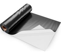 SucceBuy 10' x 100' Film plastique haute performance, rouleau de 6 mils d'épaisseur. Idéal comme bâche de couverture en plastique, bâche de peintre. Pour pare-vapeur dans les caves rampantes, double f