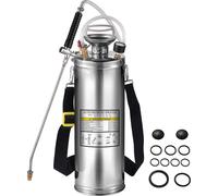 SucceBuy 10L Pulvérisateur en acier inoxydable pour le ménage, le jardinage et le nettoyage des sols - Polyvalent pour l'industrie, l'agriculture, le commerce et la médecine